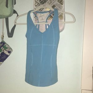 Blue tank top